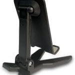 Universal Foldable Desktop Mobile & Tablet Stand – Multi-Angle Adjustable Phone Holder (Black) - Image 3